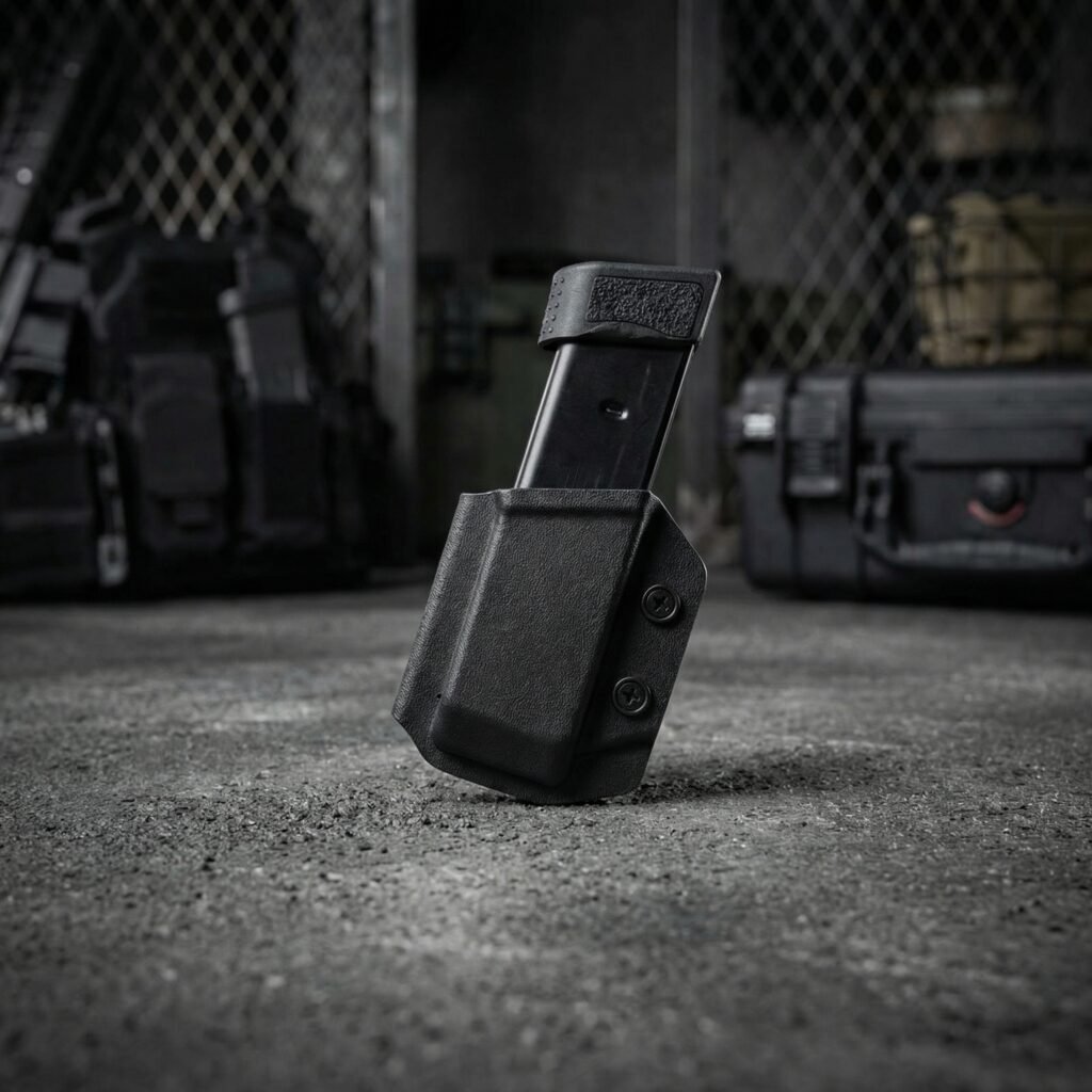 Fortis Tactical Kydex Şarjörlük - Ayarlanabilir Tansiyonlu Çift Sıralı (Double Stack) Tabanca Şarjör Kılıfı ve Mag Carrier
